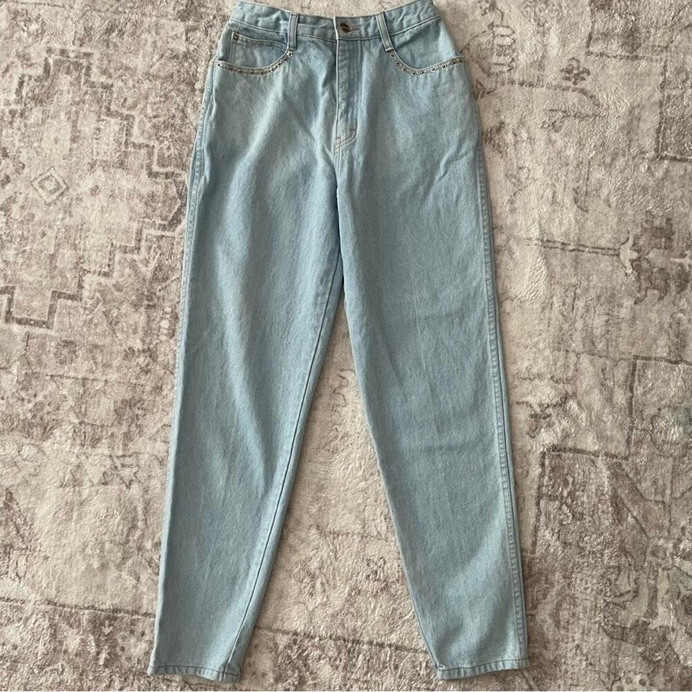 Vintage‎ Union Bay High Rise Tapered Jeans Studded Design Size 9